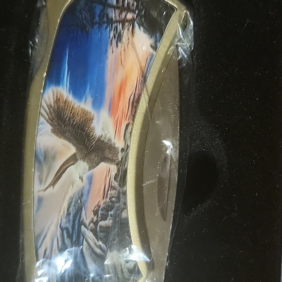 1 Vtg Flying Eagle Camp Folding Lock Blade Stainless Steel Pocket Knife/Tin Box - Picture 5 of 6